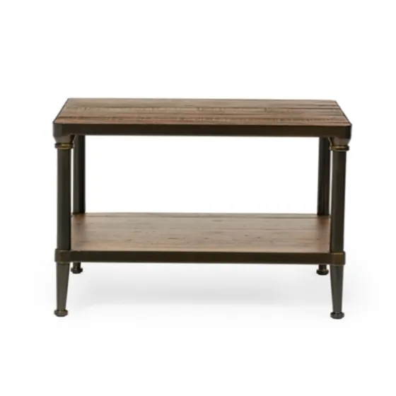 Crowley Wood And Iron Bunching Coffee Table-Kirkland's Home Store