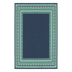 Crown Border Jenn Outdoor Rug, 6X9-Kirkland's Home Online