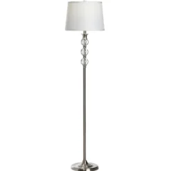 Crystal And Silver Metal Floor Lamp-Kirkland's Home Best Sale