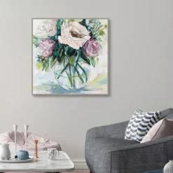 Crystal Clear Light Framed Canvas Art Print-Kirkland's Home Shop