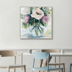Crystal Clear Light Framed Canvas Art Print-Kirkland's Home Shop