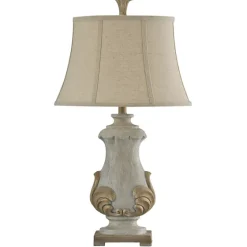 Crystal Cream Traditional Table Lamp-Kirkland's Home Fashion