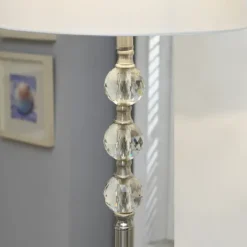 Crystal Spheres Brushed Nickel Floor Lamp-Kirkland's Home Hot