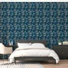 Curious Blue Floral Peel And Stick Wall Mural-Kirkland's Home New