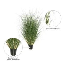 Curled Green Grass Potted Plant-Kirkland's Home Store