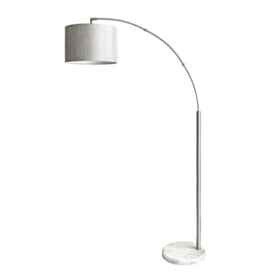 Curved Floor Lamp With Marble Base-Kirkland's Home Hot