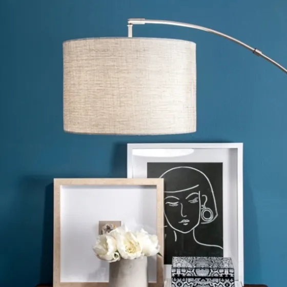 Curved Floor Lamp With Marble Base-Kirkland's Home Hot