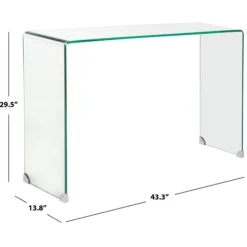 Curved Glass Console Table-Kirkland's Home Sale