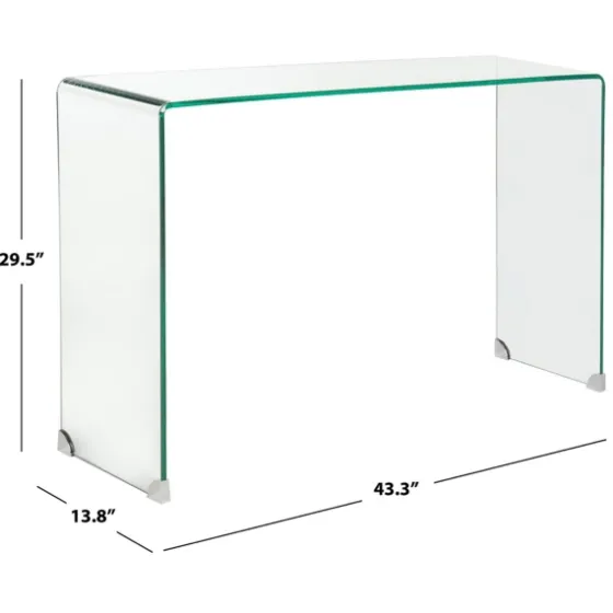 Curved Glass Console Table-Kirkland's Home Sale