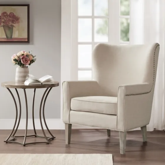 Curved Wingback Accent Chair-Kirkland's Home Best