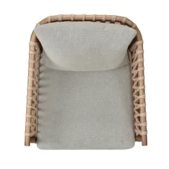 Curved Wood And Jute Rope Accent Chair-Kirkland's Home Sale