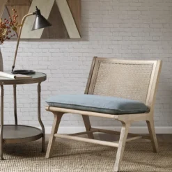 Cushion Ash Cane Back Accent Chair-Kirkland's Home Flash Sale