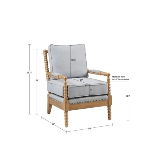 Cushion Beaded Wood Frame Accent Chair-Kirkland's Home Cheap