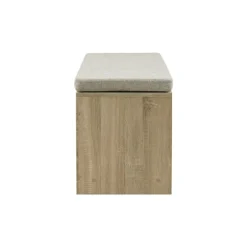 Cushioned Open Cubby Storage Bench-Kirkland's Home Best Sale