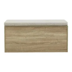 Cushioned Open Cubby Storage Bench-Kirkland's Home Best Sale