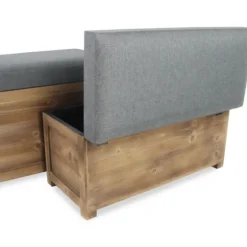 Cushioned Storage Benches, Set Of 2-Kirkland's Home Hot