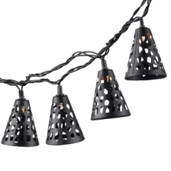 Cutout Cone Outdoor String Lights-Kirkland's Home Cheap