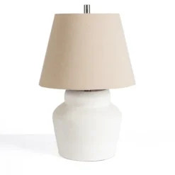 Cyra Cream Resin Table Lamp-Kirkland's Home Discount