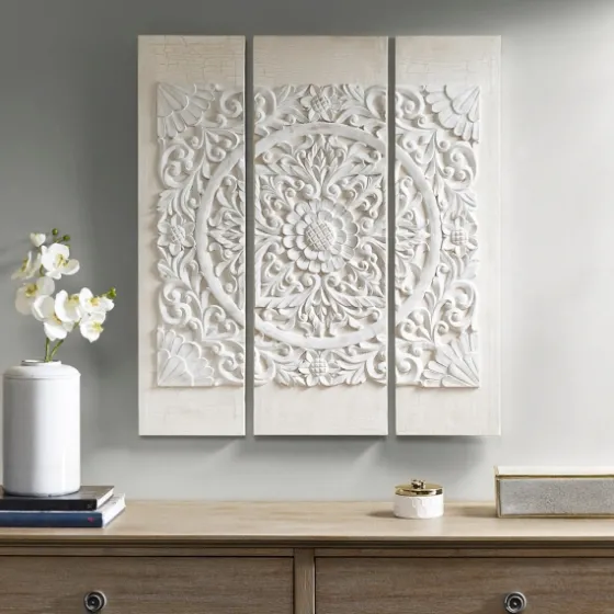 3D Embellished Canvas 3-Pc. Set-Kirkland's Home Store