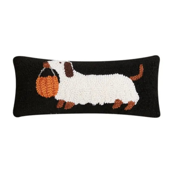 Dachshund Ghost Halloween Mini Lumbar Pillow-Kirkland's Home Online