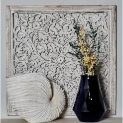 Daisy Distressed Carved Wall Plaque-Kirkland's Home Discount