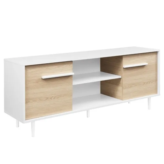 Daisy Oak Wood Open Storage Tv Stand-Kirkland's Home New