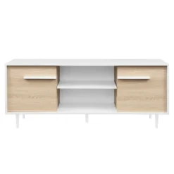 Daisy Oak Wood Open Storage Tv Stand-Kirkland's Home New