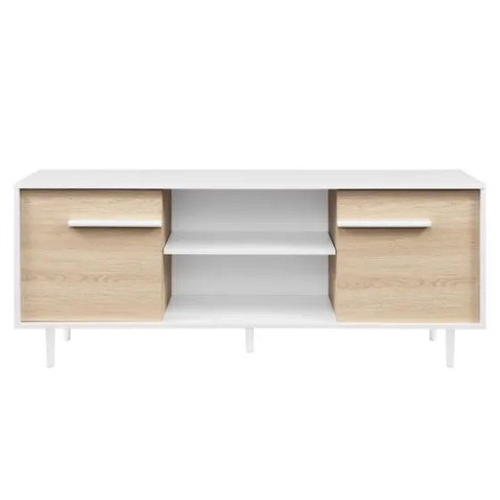 Daisy Oak Wood Open Storage Tv Stand-Kirkland's Home New
