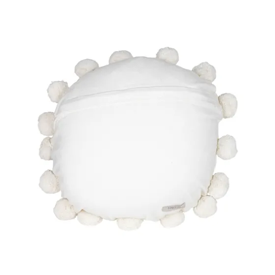 Daisy Soft Poms Round Throw Pillow-Kirkland's Home Shop