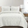Daisy Trellis Ruffles 3-Pc. Queen Quilt Set-Kirkland's Home Discount
