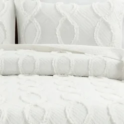 Daisy Trellis Ruffles 3-Pc. Queen Quilt Set-Kirkland's Home Discount