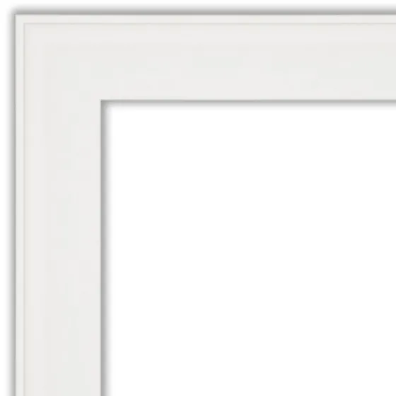 Daisy White Modern Decorative Framed Mirror-Kirkland's Home Flash Sale