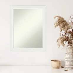 Daisy White Modern Decorative Framed Mirror-Kirkland's Home Flash Sale