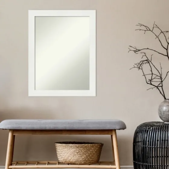 Daisy White Modern Decorative Framed Mirror-Kirkland's Home Flash Sale