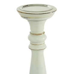 Daisy White Rustic 3-Pc. Candle Holder Set-Kirkland's Home Outlet