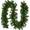 Dakota Pinecone Clear Led Lit Garland, 108 In.-Kirkland's Home Online