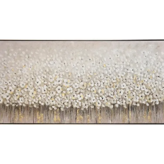 Dancing Flowers Textured Canvas Art Print-Kirkland's Home Clearance