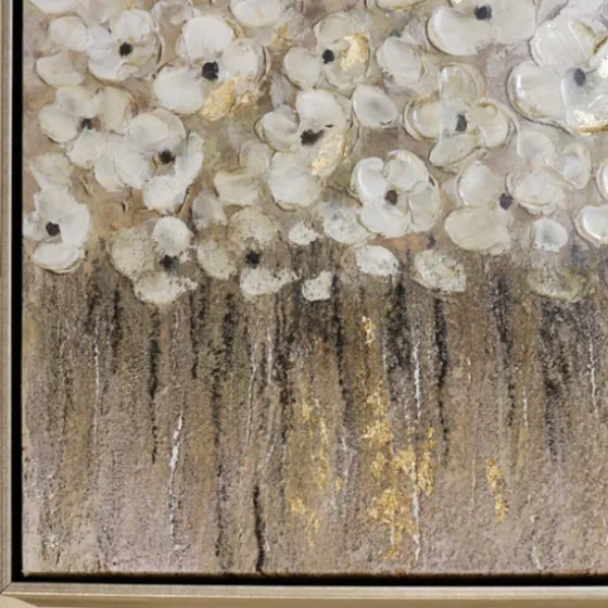 Dancing Flowers Textured Canvas Art Print-Kirkland's Home Clearance