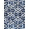 Darcie Blue Geometric Outdoor Rug, 5X8-Kirkland's Home Shop