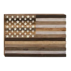 Dark American Flag Wooden Wall Sculpture-Kirkland's Home Best Sale
