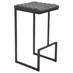 Dark And Black Upholstered Barstool-Kirkland's Home Shop
