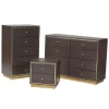 Dark And Gold Wood 3-Pc. Dresser Set-Kirkland's Home Store
