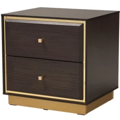 Dark And Gold Wood 3-Pc. Dresser Set-Kirkland's Home Store