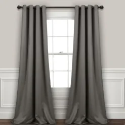 Dark Blackout Curtain Panel Set, 108 In.-Kirkland's Home Best
