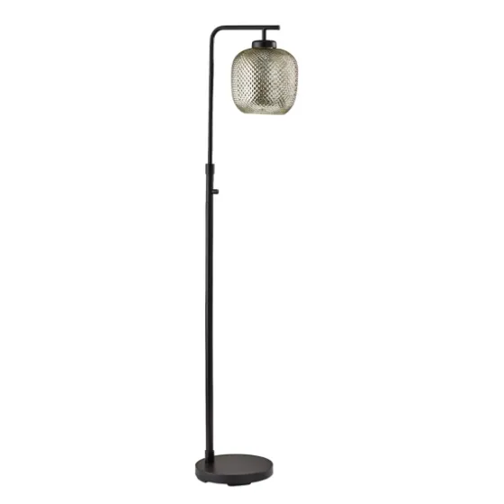 Dark Bronze And Mercury Glass Floor Lamp-Kirkland's Home Discount