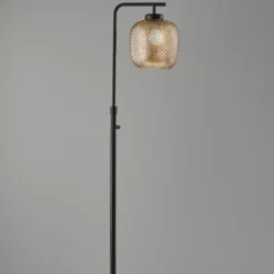 Dark Bronze And Mercury Glass Floor Lamp-Kirkland's Home Discount
