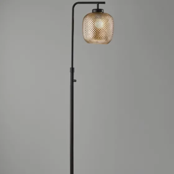 Dark Bronze And Mercury Glass Floor Lamp-Kirkland's Home Discount