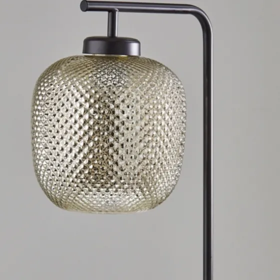 Dark Bronze And Mercury Glass Floor Lamp-Kirkland's Home Discount