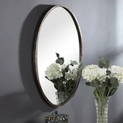 Dark Bronze Framed Wall Mirror-Kirkland's Home Clearance