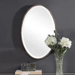 Dark Bronze Framed Wall Mirror-Kirkland's Home Clearance